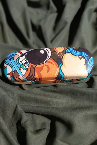 Singularis Space Astronaut Themed Printed Children's Glasses Case