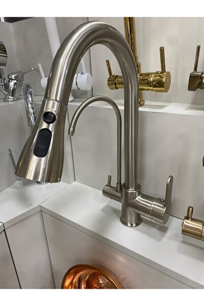 EFDAL YAPI MİMARLIK ARITMALI SİPİRALİ MUTFAK BATARYASI YERLİ ÜRÜN %100 PİRİNÇ...