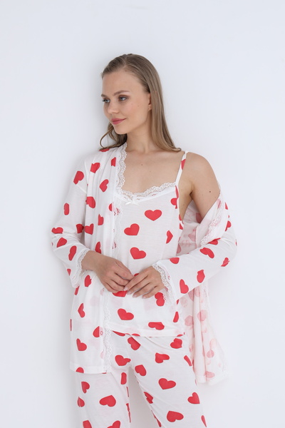 STELLAPİNK Γυναικείο Σετ Πιτζάμες Μπαμπού