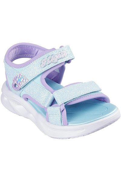 SKECHERS Sandály Skechers Sola Glow Sandal, Modré, Dětské