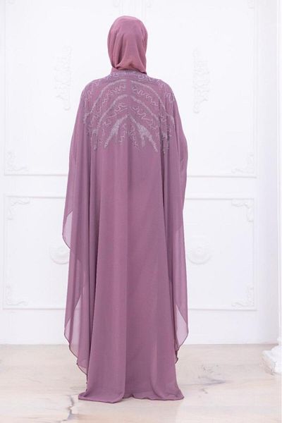 Tebrikler tekstil caftan elegant pentru femei din 2 piese model 4467