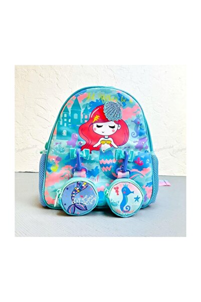 Vest حقيبة رياض الأطفال يونيكورن باللون الفيروزي