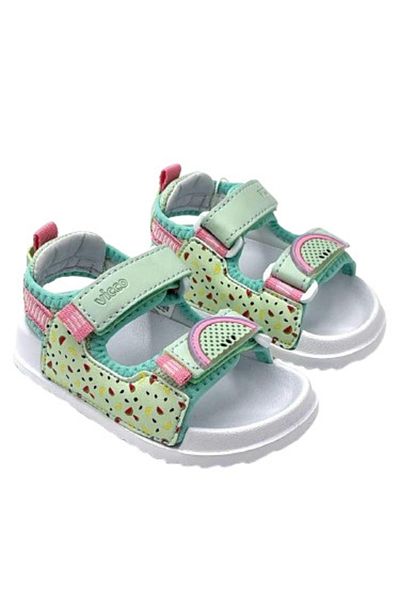 Vicco İnkago Phlon Light Sole Velcro Παιδικά Σανδάλια Πράσινα