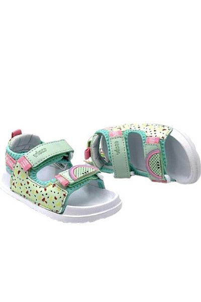 Vicco İnkago Phlon Light Sole Velcro Παιδικά Σανδάλια Πράσινα