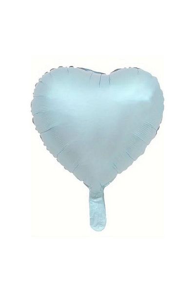 tedaks 1Pcs 18Inch 45cm Retro Heart Foil Balloon Blue