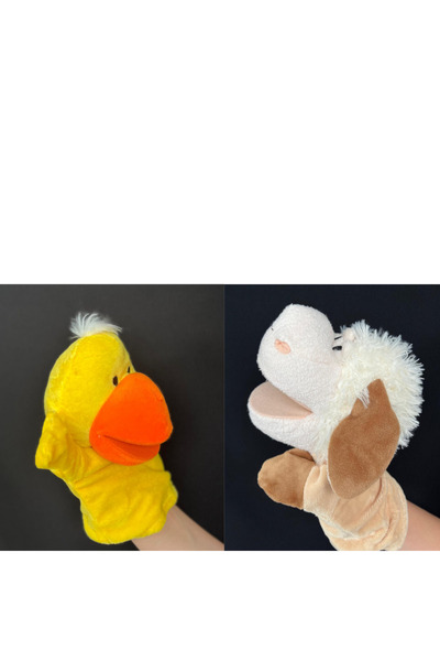 Marsel oyuncak مجموعة دمى يدوية من القطيفة للحيوانات الأليفة، مجموعة دمى بطة ...