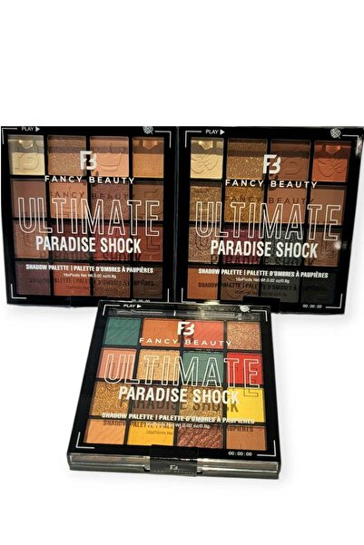 FANCY BEAUTY Fancy Beauty 3-Piece Eyeshadow Palette Set - Attractive colors t...