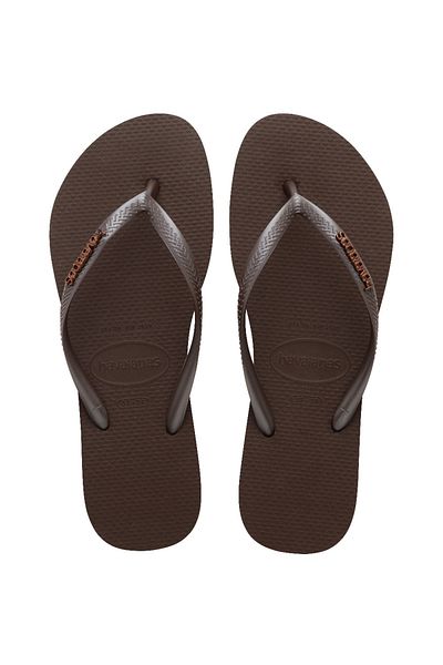 Havaianas Dámské pantofle Slim Logo Metallic 4119875