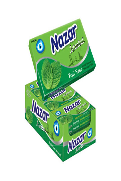 Nazar istanbul yeşil nane 2 adet