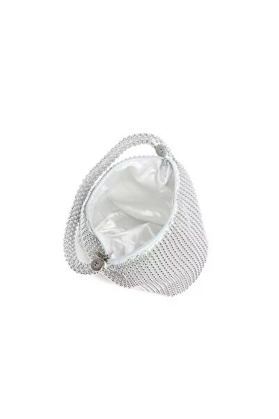 VS ACCESSORY Luxury Triangle Pearl Stone Hand Shoulder Bag