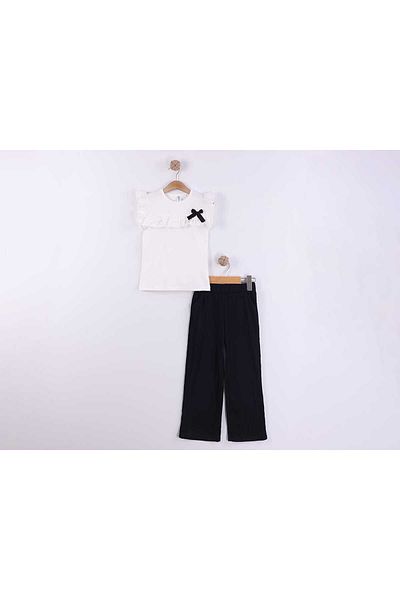 ayzen store Girl's Suit with Bow Detail