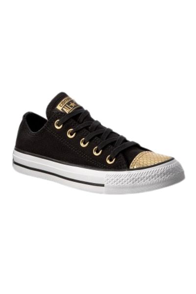 converse Ctas Ox 555815C Black/Gold/White