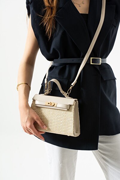 mèche atelier since 2024 Γυναικεία τσάντα χεριού και ώμου Voli Model Wicker B...