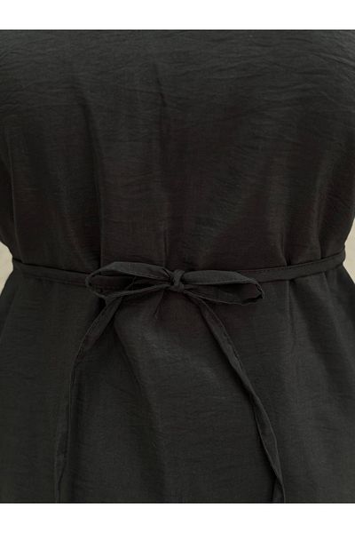 MİHRA STORE Zenita Raglan Sleeve Tunic-Bn4175 Black