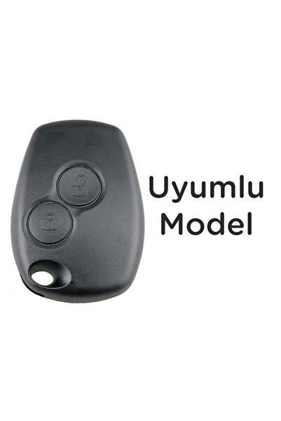 Mavi Keys Renault Clio Scenic Megane Duster Sandero Captur Twingo Husă din silicon pentru telecomandă cu 2 butoane albă