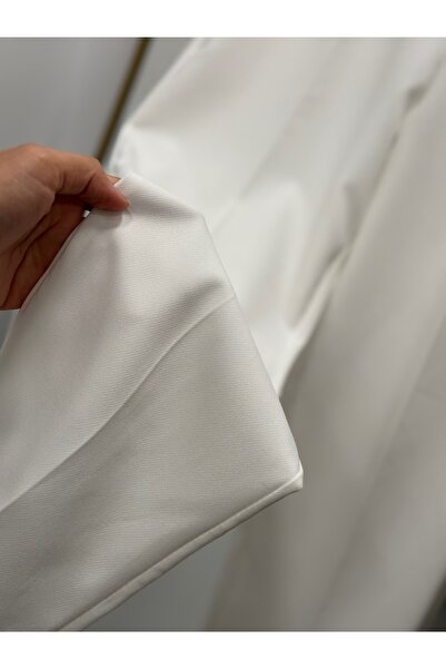 MİHRA STORE Beren Hidden Pocket Trousers-Mt1508 White