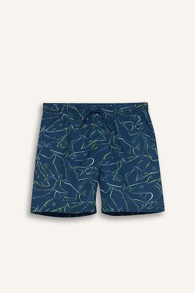 DeFacto Jungen-Meeresshorts mit Hai-Muster E7572A825HS