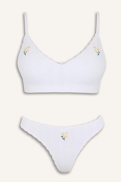 DeFacto Γυναικείο Floral Σετ 2 Σουτιέν Εσώρουχα -fall In Love E6599ax25sm
