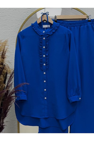 MİHRA STORE Bunch of Frilly Pants Suit-El1886 Saks