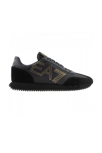 EA7 VINTAGE ALB-NEGRU