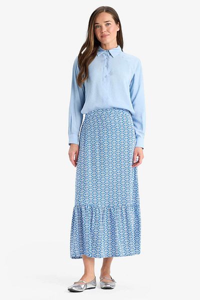 DeFacto Fusta Maxi Hijab cu model B2426AX25SM