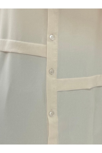 MİHRA STORE Eda Prevents Πλισέ Linda Tunik-EL1173 Stone