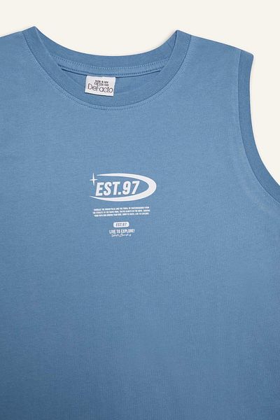 DeFacto Boy's Crew Neck Printed Singlet E0192A825Hs
