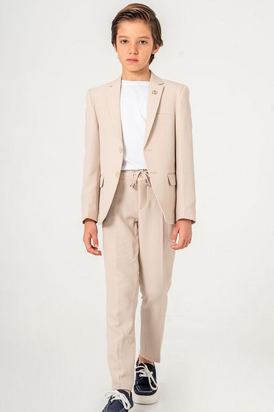 carino's kids Seersucker Boy's Suit Lycra