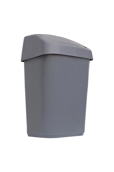 SMARTER Coș de gunoi din plastic cu capac basculant 25 L - gri