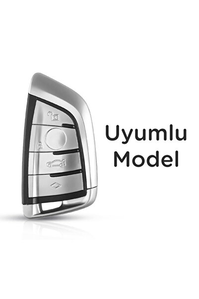 Mavi Keys Husă de protecție pentru telecomandă din silicon cu 4 butoane compatibilă cu FEM Smart pentru BMW F10, F11, F30, F90 – Culoare neagră