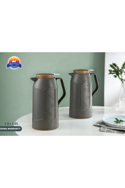 DVINA طقم ترامس الخريف قطعتين من رويال كاميل 1لتر + 1لتر