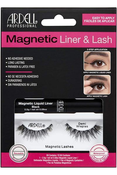 Ardell Professional Magnetic Liquid Liner & Lash - Demi Wispies - Black