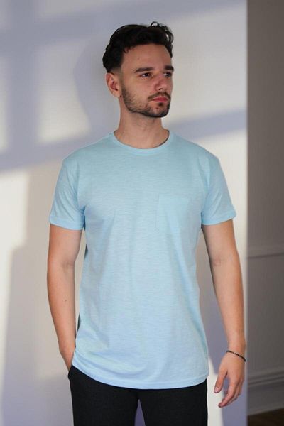PARAGOOSE Tricou simplu cu maneca scurta SUBMARINE Pentru Barbati ALBASTRU DESCHIS