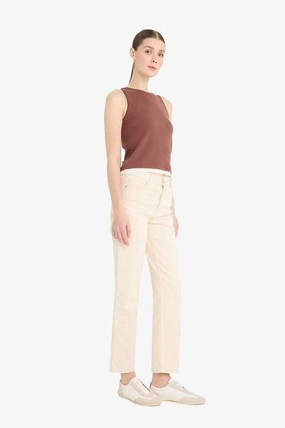 DeFacto Slim Fit Slim Fit Crew Neck Basic Plain Ribbed Undershirt F5581Ax25Sm