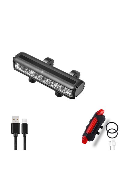 OEM Professional bicycle front light 1800 lumens, waterproof, 4000 mAh batter, brake included