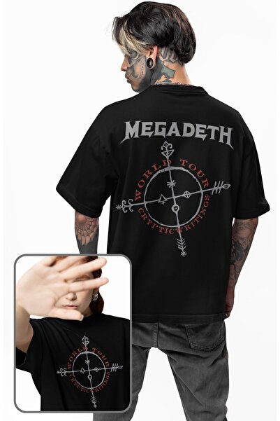 Fuddy Moda Unisex Cryptic Writings World Tour Μπλουζάκι με στάμπα στην πλάτη,...
