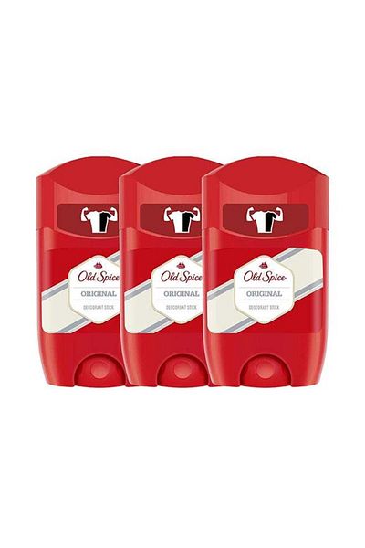 Old Spice Original Deodorant Stick, Pack of 3, 50ml