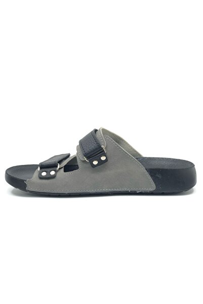 KOCAMANLAR Aryan 80-012 Рекомендовані ортопедичні чоловічі капці, сірі