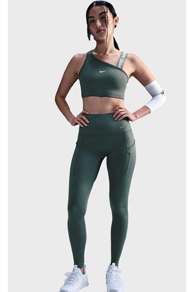 Nike Go Firm-Support High-Waisted with Pockets Running Toprader Women Leggings Dq5668-338 Aslan Sport