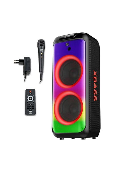 Electromures Portable Bluetooth speaker Electromures EM 1008, 40 W, 3600 mAh, 6 h autonomy, Black