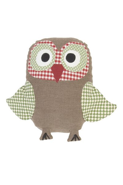 Clayre & Eef Decorative Textile Owl 15 x 21 cm