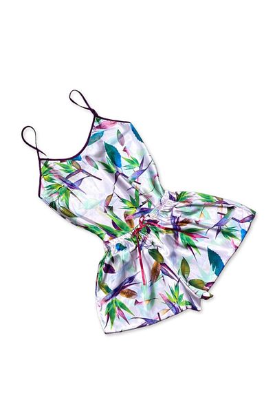 Intisimo Women's Pajamas, Satin, 2 Pieces, Autumn, Multicolor
