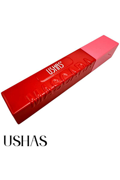 Ushas Mascara Ushas 06 negru intens cu tub colorat si efect de volum si alung...