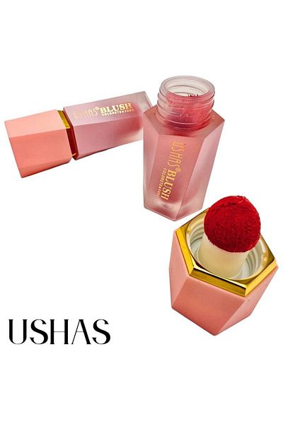 Ushas Blush Lichid Ushas 02, 4.7g – Fard lichid pentru obraji cu nuanta calda si finish natural, BaoBao