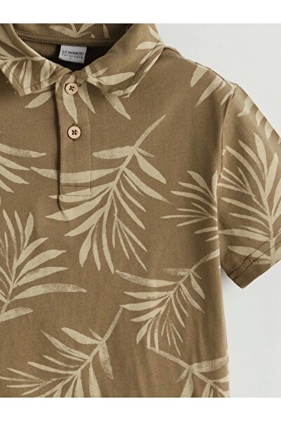 LC Waikiki Lcw Kids Khaki Polo Neck Boys T-Shirt and Shorts
