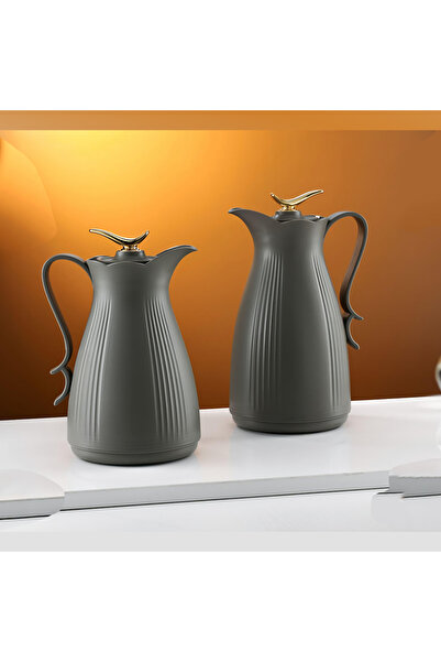 DVINA طقم ترامس شاي وقهوة قطعتين من رويال كاميل 1لتر + 0.5لتر