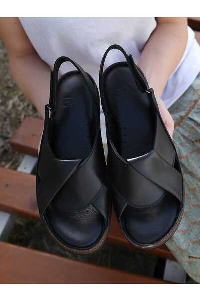 EREN SHOES BAG HOLDEN Sandale ortopedice pentru femei, din piele naturală, cu...