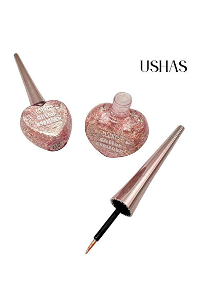 Ushas Eyeliner Glitter Ushas 02, 12g – Liner cu sclipici, ambalaj in forma de...