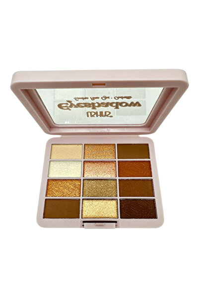 Ushas Paletă de farduri de pleoape Ushas – 12 nuanțe vibrante