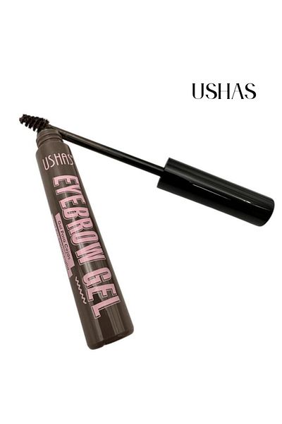 Ushas Eyebrow Gel 03 – Gel sprancene brun inchis, fixare si culoare intensa, BaoBao